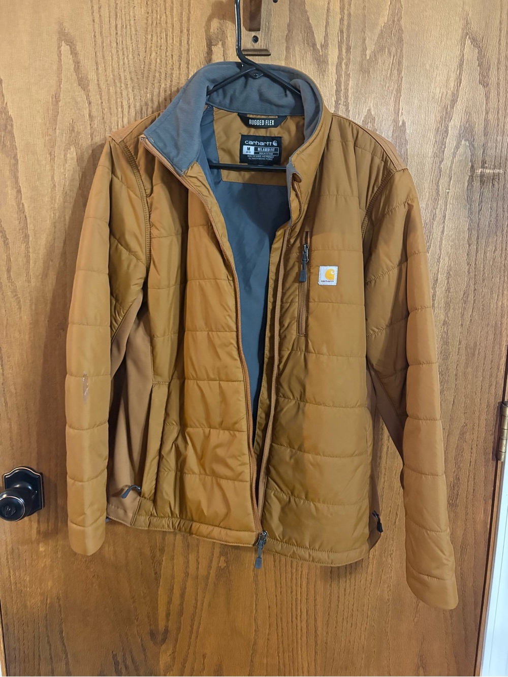 Carhartt womens Insulated Quilted Jacket - Carhartt Brown